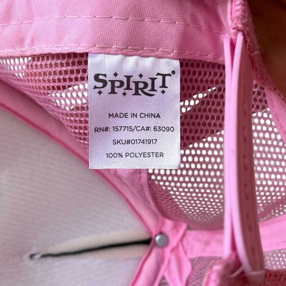 NWT pink taco shop foam mesh snap back trucker hat pink black - Picture 11 of 11